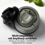 AnySharp Evo Messerschärfer mit PowerGrip Saugnapf – Wolframkarbid-Schärfsystem für Küchenmesser – Bild 8