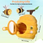 VORENUS Baby Bienenstock Spielzeug 6-12 Monate – Montessori Motorikspielzeug mit 5 Bienen – Bild 3