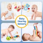 Joyreal 10-teiliges Sensorikspielzeug-Set für Neugeborene – Musikraupe & Tummy Time Toys – Bild 5