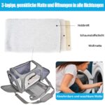 TOFFCAEA Haustier-Transporttasche L 43x28x28 cm – Faltbare Hundebox & Katzentransportbox bis 5kg – Bild 5