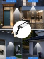 COLBOR SL56 Solarleuchte mit Fernbedienung & Bewegungsmelder – IP65 Aussenleuchte für Garten (2er Set) – Bild 7