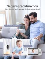 GHB Babyphone mit Kamera 5 Zoll IPS Display – Sichere Überwachung ohne WLAN – Bild 9