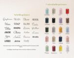 Mouliss Personalisierte Babydecke mit Namen – 100% Baumwolle Strick & Musselin – Bild 8