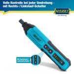 HAZET Akku-Stabschrauber 9230B-2 – Kompakt 4V/2Ah mit LED für Profis – Bild 6