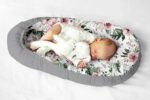 KOSPU Babynest Kokon 80x70 cm – Multifunktionales Nestchen aus Bio-Baumwolle