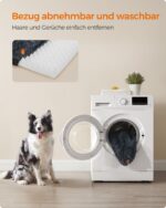 Feandrea FluffyHug Hundebett 106x76 cm – Premium Hundematte für grosse Hunde bis 35 kg – Bild 7
