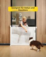 Patywaga Treppenschutzgitter ausziehbar 0–140 cm – Kindersicherung & Tierbarriere – Bild 5