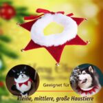 Aniepaa Weihnachts-Hundehalsband XL mit 8 Glöckchen – Verstellbar für Hunde & Katzen – Bild 4