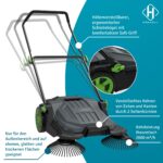 HEMMDAL Kehrmaschine manuell 65 cm – Handkehrgerät für Terrasse & Hof – Bild 3