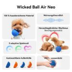 Cheerble Wicked Ball AIR Neo – Intelligenter Hundeball mit Herzschlag-Beruhigungsmodus für kleine & mittlere Hunde – Bild 3