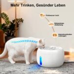 SIBAYS Katzenbrunnen 3.5L mit Ultraleise Pumpe & LED-Anzeige – Intelligenter Trinkbrunnen für Katzen & Hunde – Bild 3