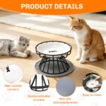 2er Set Erhöhte Katzennäpfe Keramik mit Metallständer – Ergonomische Fütterung für gesunde Verdauung – Bild 3