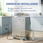 LEADZM Gewerbliche Eismaschine 72kg/24h – Professionelle Eiswürfelbereitung für Restaurants – Bild 7