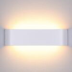 Lightess LED Wandleuchte 16W Warmweiß – Up-Down Flurlampe mit Augenschutz für Innen