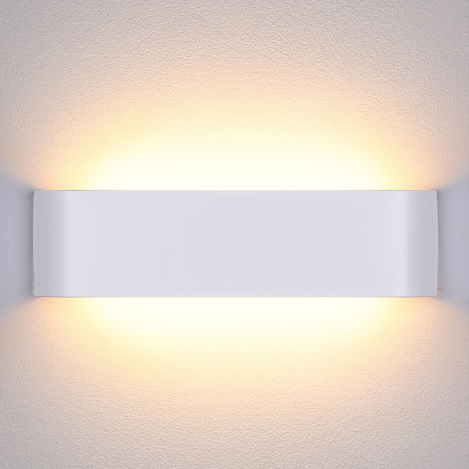 Lightess LED Wandleuchte 16W Warmweiß – Up-Down Flurlampe mit Augenschutz für Innen