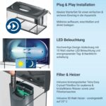 Tetra Starter Line 54 L Aquarium Komplett-Set – LED-Beleuchtung & Filter für Einsteiger – Bild 3