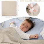 Yoofoss Mullwindeln 5er Set 65x65 cm – 100% Baumwolle Spucktücher für Babys – Bild 6