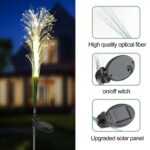 Yeeteesy Solar-Schilfrohr Leuchten 2er Set – Warmweisse Gartendeko mit IP65 Wasserschutz – Bild 5