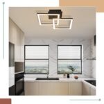 Homefire LED-Deckenleuchte 24W Schwarz – Modernes 2er Set für Küche & Wohnzimmer – Bild 3