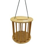 Dehner Natura Premium Heuraufe Natural – Futterspender für Kaninchen & Nager (Ø 23 cm)