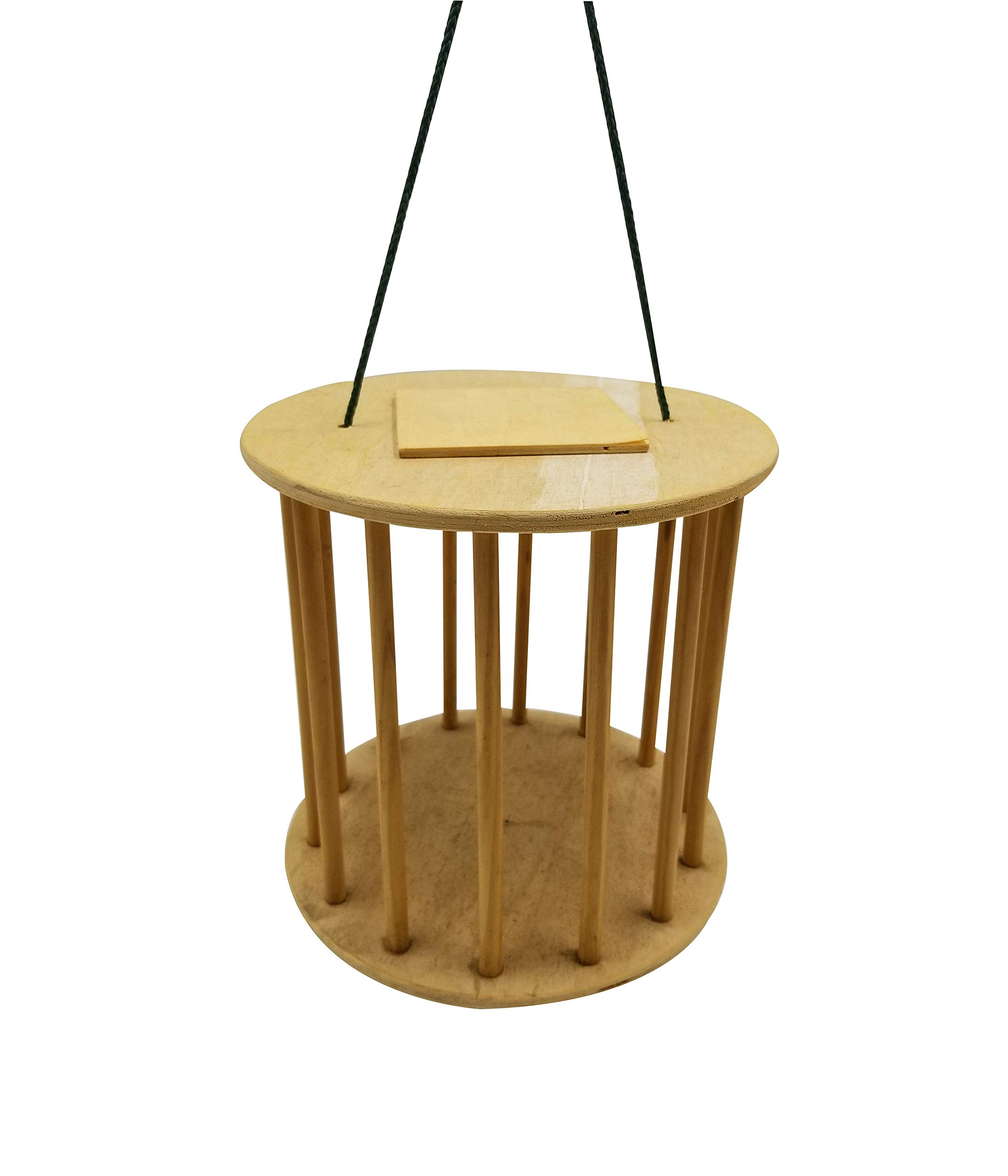 Dehner Natura Premium Heuraufe Natural – Futterspender für Kaninchen & Nager (Ø 23 cm)
