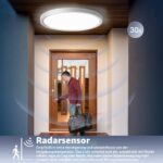 2er Set LED Deckenleuchte mit Bewegungsmelder 18W – Intelligente Flurlampe 4000K für Innen – Bild 4