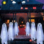 Homeleo Solar-Kürbisleuchten 6er Set – LED Gartenbeleuchtung für Halloween-Dekoration – Bild 3