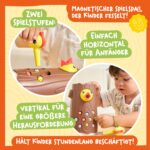 Nene Toys Specht-Magnetspiel ab 2 Jahren – Montessori Holzspielzeug für Feinmotorik & Farbenlernen – Bild 3