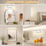 Dehobo LED Spiegelleuchte 42cm 9W – Badezimmerleuchte IP44 Neutralweiss 4000K mit Schalter – Bild 7