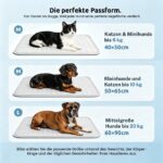 RARIRO Kühlmatte für Hunde & Katzen S 40x50 cm – Gel-Kühlpad für Sommer – Bild 5