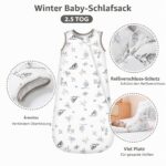 Mosebears Winterschlafsack 2.5 Tog aus Bambusfaser – Warm & Atmungsaktiv für Babys 6-18 Monate – Bild 3
