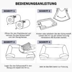 JOEJOY Orthopädisches Hundebett 89x64cm – Memory Foam Hundekorb für Mittelgrosse Hunde – Bild 9