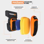Thunderbolt Knieschoner Platinum Pro – Professioneller Knieschutz mit Gelkissen für Handwerk – Bild 7