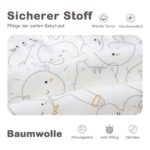 MIKAFEN Baby Schlafsack mit Füssen 2,5 Tog, Grösse 70 cm – Baumwolle für 6–18 Monate – Bild 5