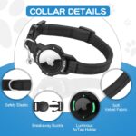 AirTag Katzenhalsband mit leuchtender Halterung – Sicherheitshalsband für Katzen & Welpen – Bild 2