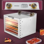 DeeDuud Dörrautomat 400W Edelstahl – Temperaturregler 30-90°C & 0-12h Timer für Obst, Gemüse & Fleisch – Bild 7