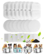 oneisall 8er-Pack Ersatzfilter für 7L Hundebrunnen – Aktivkohle-Filtersystem für Hunde & Katzen