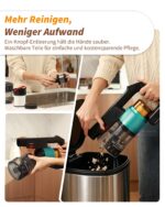 ElecKeys Akku Staubsauger 55KPa/650W, 65 Min Laufzeit – Kabellos Faltbar für Tierhaare – Bild 13