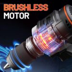 Litheli 20V Akku Bohrschrauber mit bürstenlosen Motor – 60 Nm Drehmoment für Heimwerker – Bild 3