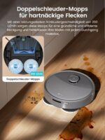 Lefant M3 Saugroboter mit Wischfunktion – 12000 Pa LiDAR Navigation für Haushalte – Bild 2