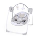 Ingenuity Comfort 2 Go – Tragbare Babyschaukel mit 12 Melodien & Zeitschaltuhr