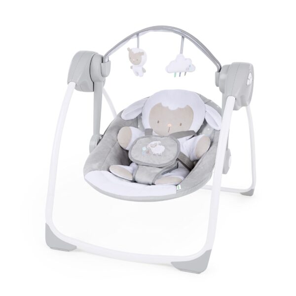 Ingenuity Comfort 2 Go – Tragbare Babyschaukel mit 12 Melodien & Zeitschaltuhr