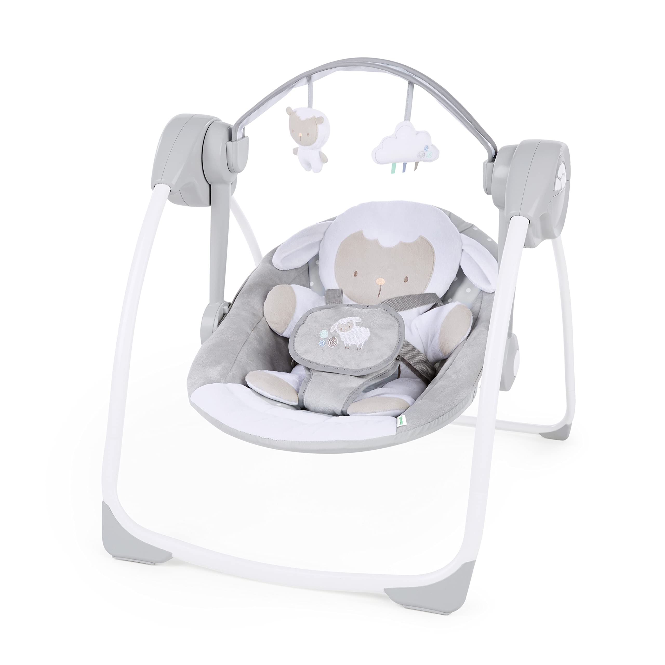 Ingenuity Comfort 2 Go – Tragbare Babyschaukel mit 12 Melodien & Zeitschaltuhr
