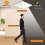 slochi 2er Set LED Deckenleuchte mit Radar-Bewegungsmelder – 15W, 1500 Lumen, 3 Farbtemperaturen – Bild 2