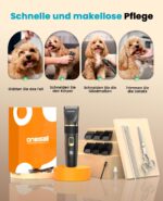 oneisall Leise Hundeschermaschine Upgrade Pro – Profi Fellpflege mit Titan-Keramik für Hunde & Katzen – Bild 8