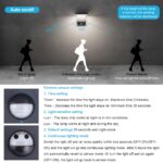 K-Bright LED Wandleuchte mit Bewegungsmelder 20W – IP65 Aussenleuchte für Eingang & Garten – Bild 3