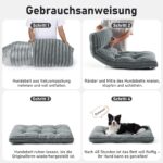 Pawk Hundebet XL 102x70cm – Orthopädisches Hundekissen für grosse Hunde – Bild 8