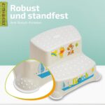 KiNDERWELT Premium Tritthocker 2 Stufen – Rutschfest & BPA-frei für Kinder ab 3 Jahren – Bild 3
