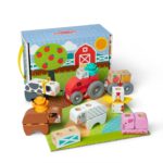 Melissa & Doug Blockables Bauernhof – 56-teiliges Holzbaustein-Set für Kinder ab 2 Jahren – Bild 7