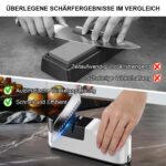 SOARFLY Elektrischer Messerschärfer – Professionelle Schärfe in 30 Sekunden für alle Messertypen – Bild 5